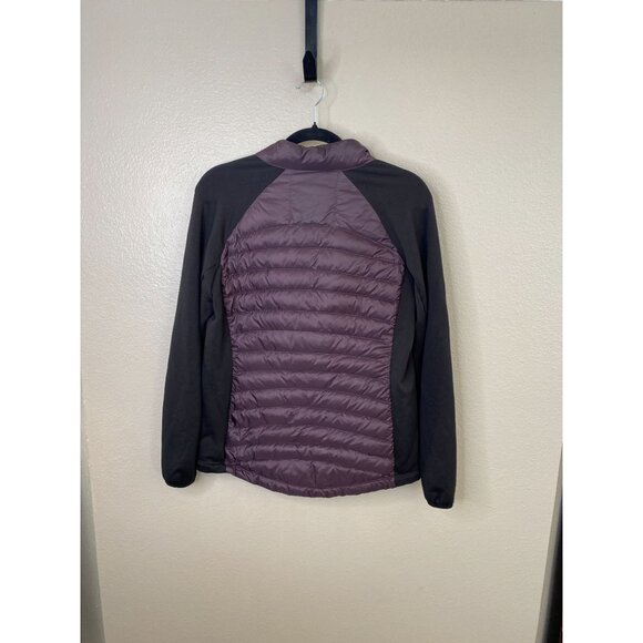 Weatherproof 32 Degrees Womens Lightweight Hybrid Jacket L Purple Black Full-Zip - Picture 3 of 7